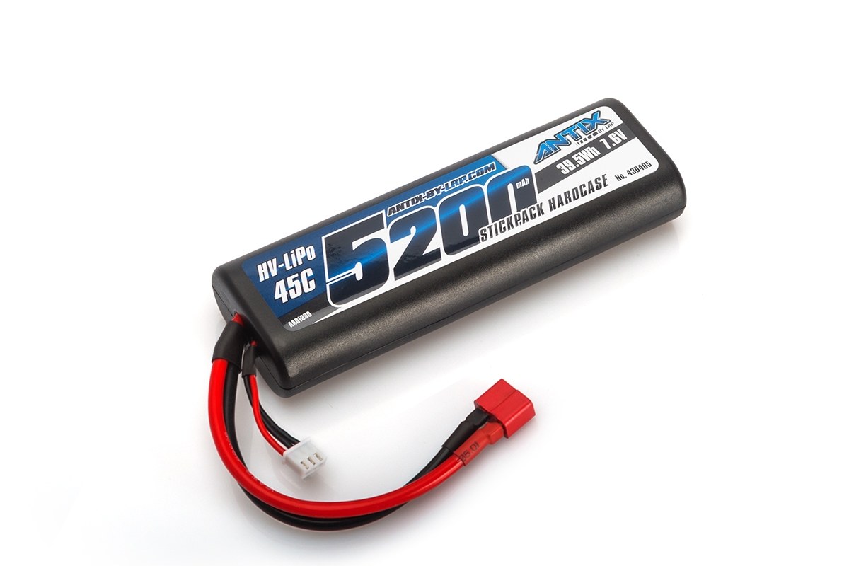 Fotografie produktu: ANTIX by LRP 5200 - 7.6V LiHV - 45C LiPo Car Stickpack Hardcase