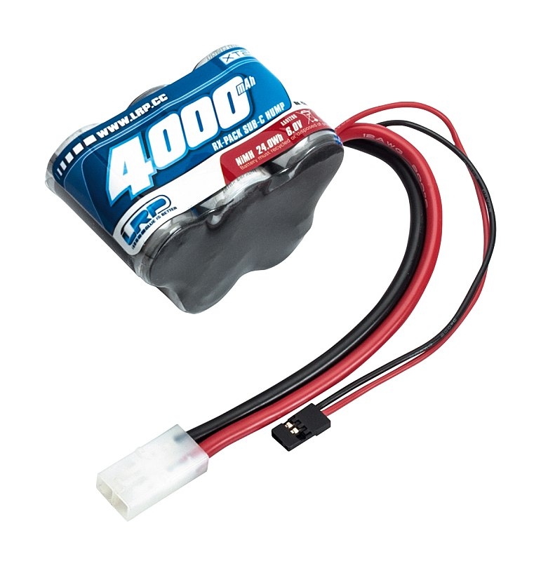 Fotografie produktu: LRP Electronic XTEC 1/5 RX-sada pyramida SubC NiMH - Tamiya/JR - 6.0V - 4000mAh