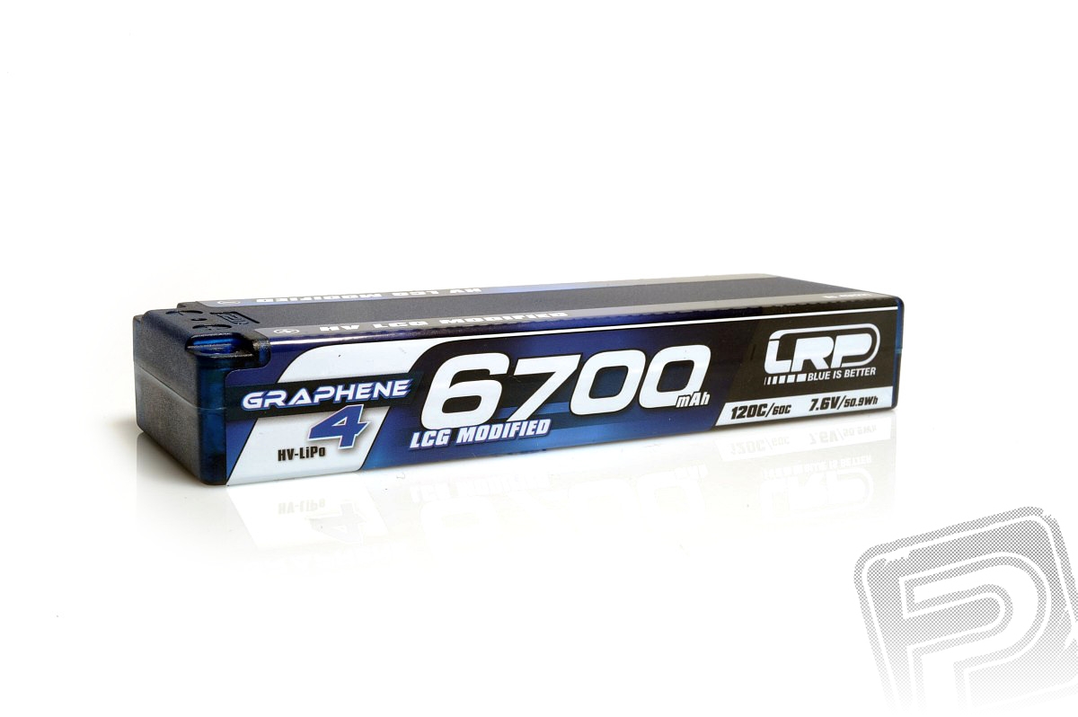 Fotografie produktu: LRP Electronic HV LCG Modified GRAPHENE-4 6700mAh Hardcase Akku - 7.6V LiPo - 120C/60C