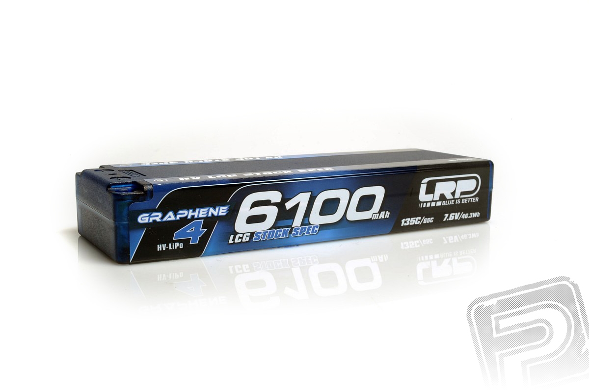 Fotografie produktu: LRP Electronic HV LCG Stock Spec GRAPHENE-4 6100mAh Hardcase Akku - 7.6V LiPo - 130C/65C