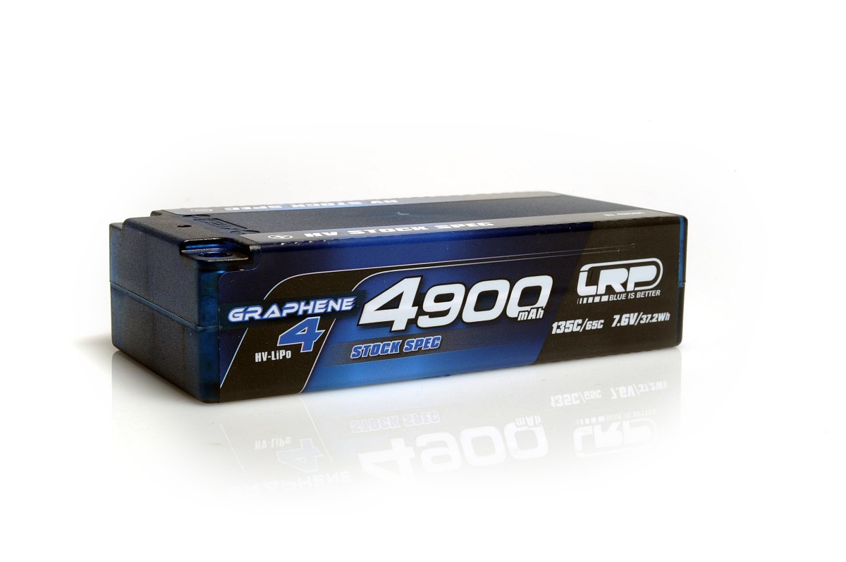 Fotografie produktu: LRP Electronic HV Stock Spec Shorty GRAPHENE-4 4900mAh Hardcase Akku - 7.6V LiPo - 135C/65C