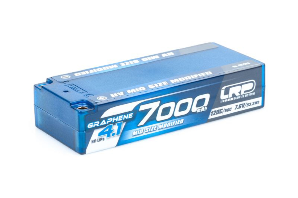 Fotografie produktu: LRP Electronic HV Modified GRAPHENE-4.1 7000mAh Hardcase Akku - 7.6V LiPo - 135C/65C