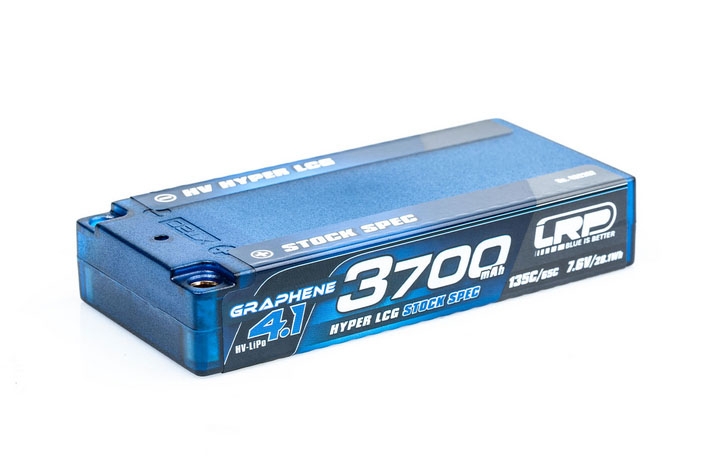 Fotografie produktu: LRP Electronic HV LCG Stock Spec GRAPHENE-4.1 3700mAh Hardcase Akku - 7.6V LiPo - 135C/65C