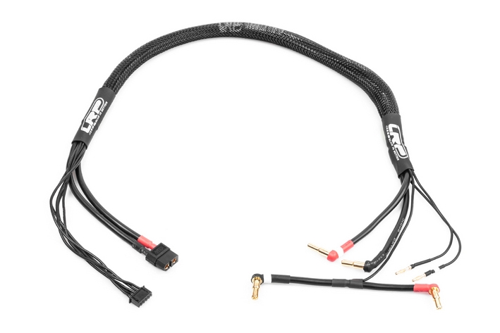 Fotografie produktu: LRP Electronic Nabíjecí kabel 60cm 2x2S LiPo HARDCASE z XT60 na P4/5 včetně balančního konekt. XH