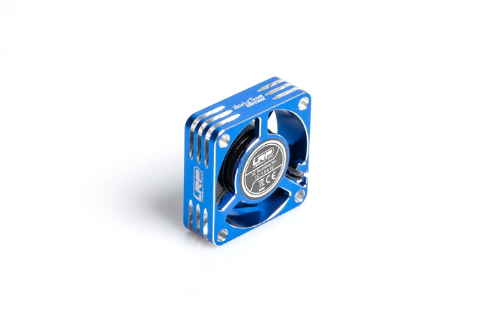 Fotografie produktu: LRP Electronic WorksTeam Hliníkový HighRev. ventilátor pro regulátory 30x30x10mm - 1S/2S - ESC konektor