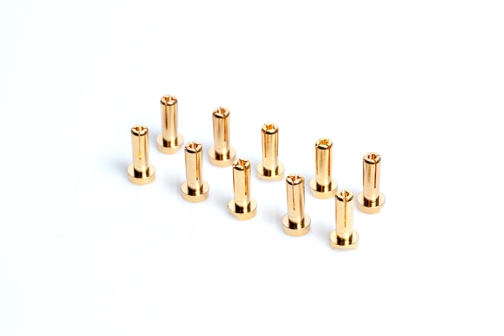 Fotografie produktu: LRP Electronic 4mm/G4 Gold Works Team/zlaté konektory, 14mm, 10ks.