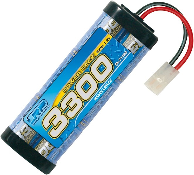 Fotografie produktu: LRP Electronic Power Pack 3300 - 7.2V - 6 článkový NiMH Stickpack