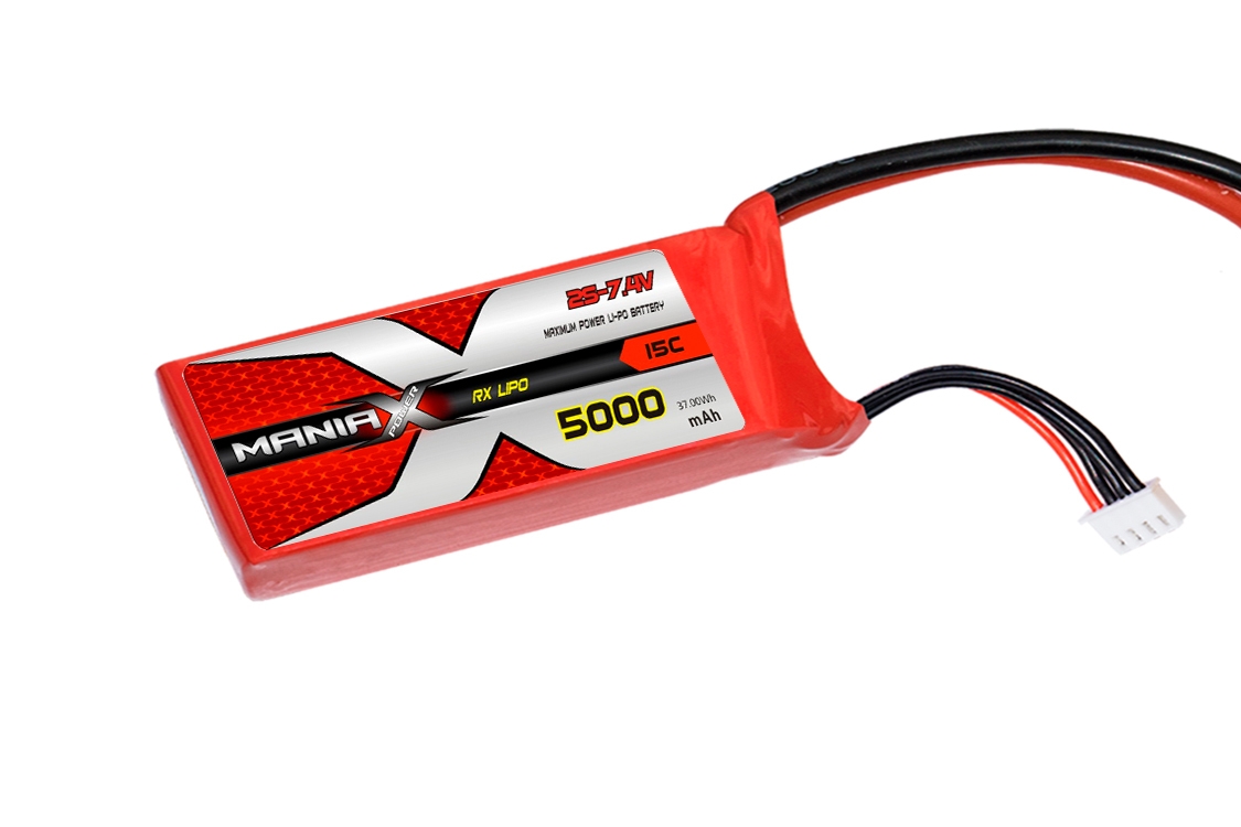 Fotografie produktu: ManiaX Lipol 7.4V 5000mAh 15C RX
