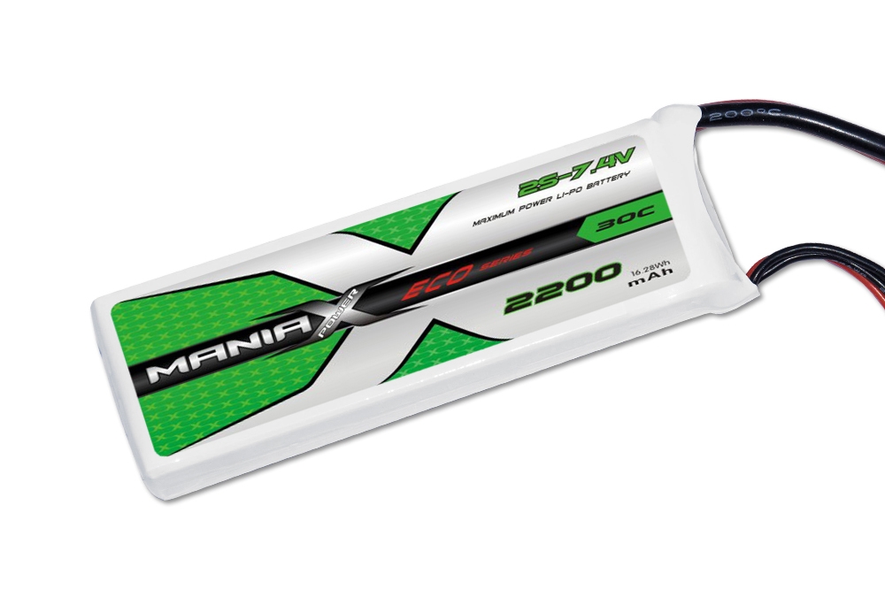 Fotografie produktu: ManiaX Lipol 7.4V 2200mAh 30C RX