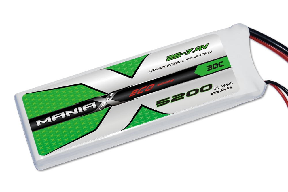 Fotografie produktu: ManiaX Lipol 7.4V 5200mAh 30C RX