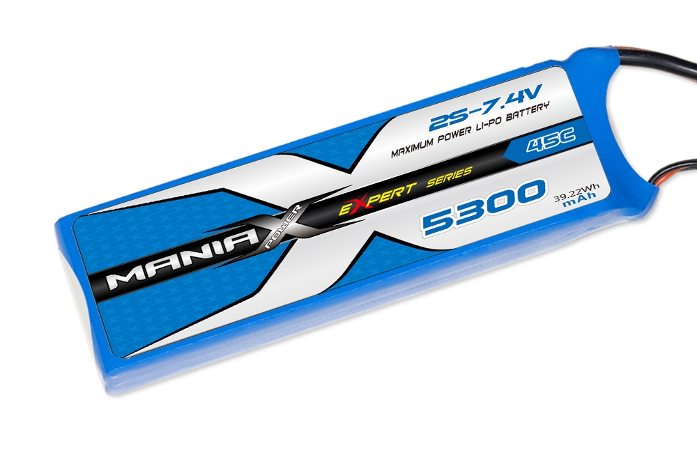 Fotografie produktu: ManiaX Lipol 7.4V 5300mAh 45C RX