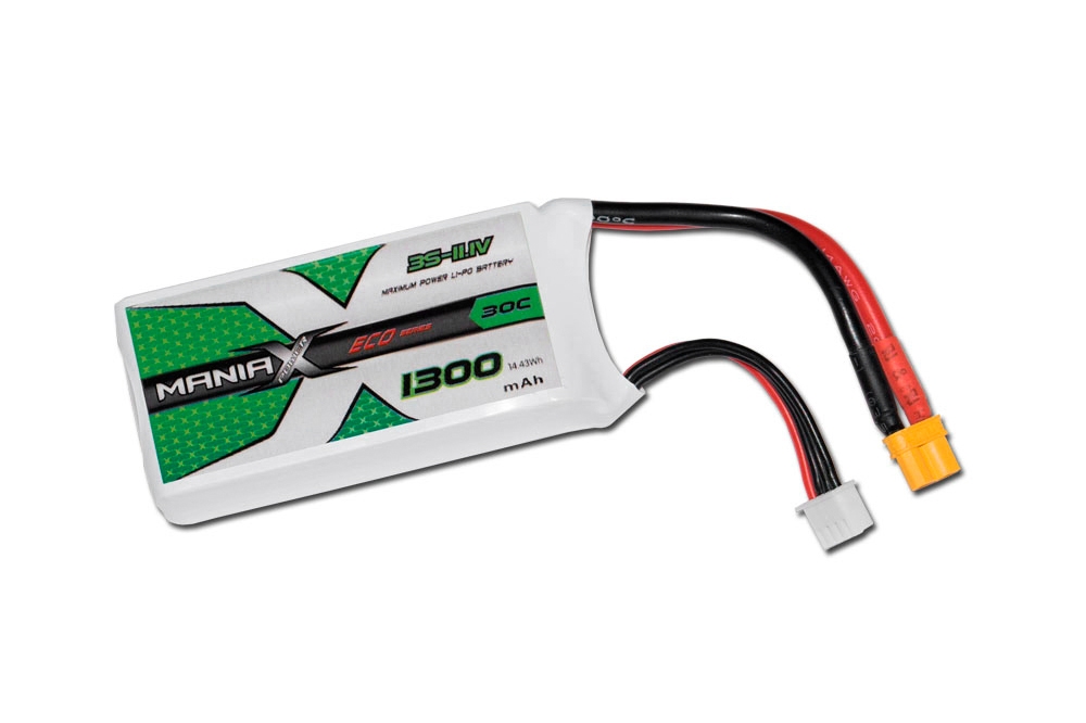 Fotografie produktu: ManiaX Lipol 11.1V 1300mAh 30C