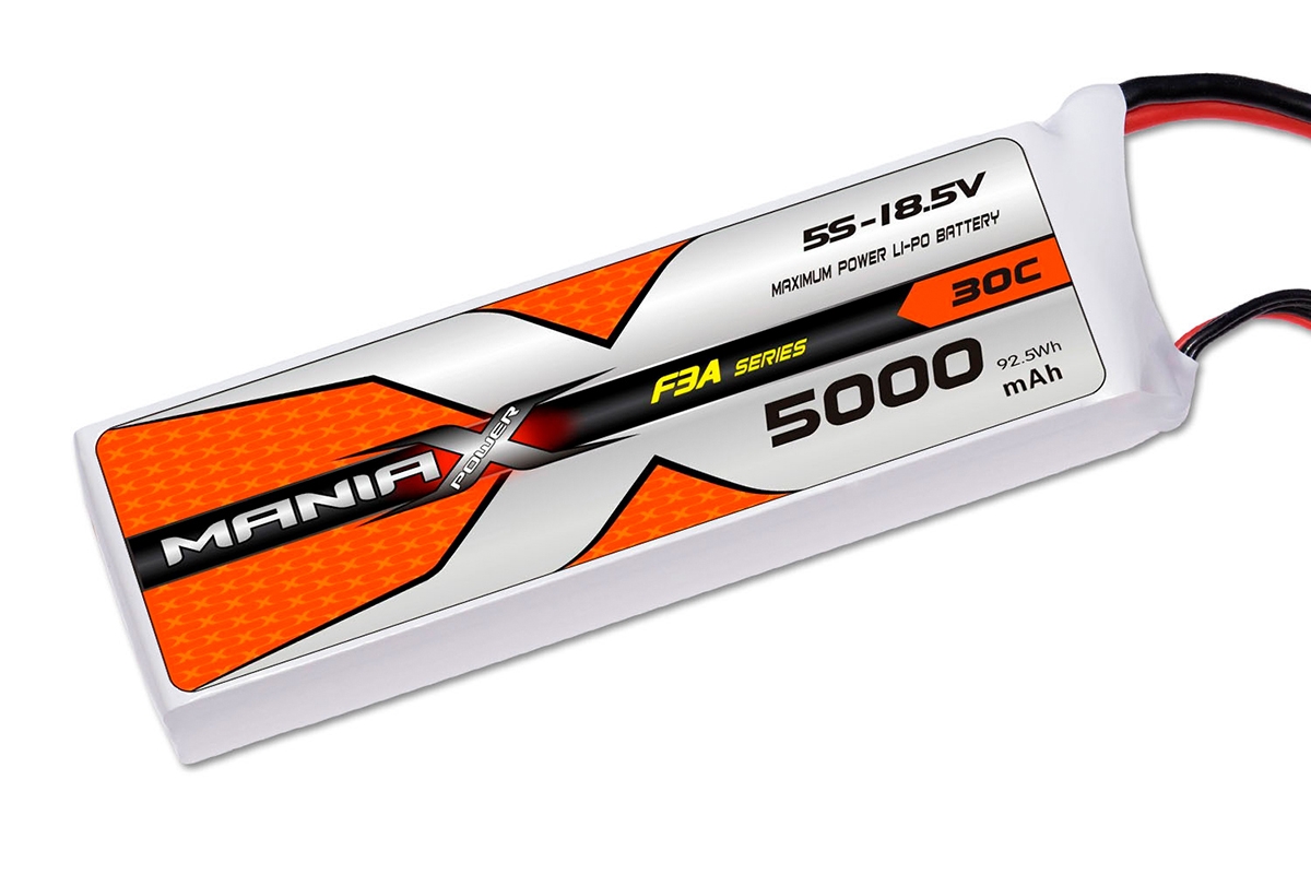Fotografie produktu: ManiaX Lipol 18.5V 5000mAh 30C