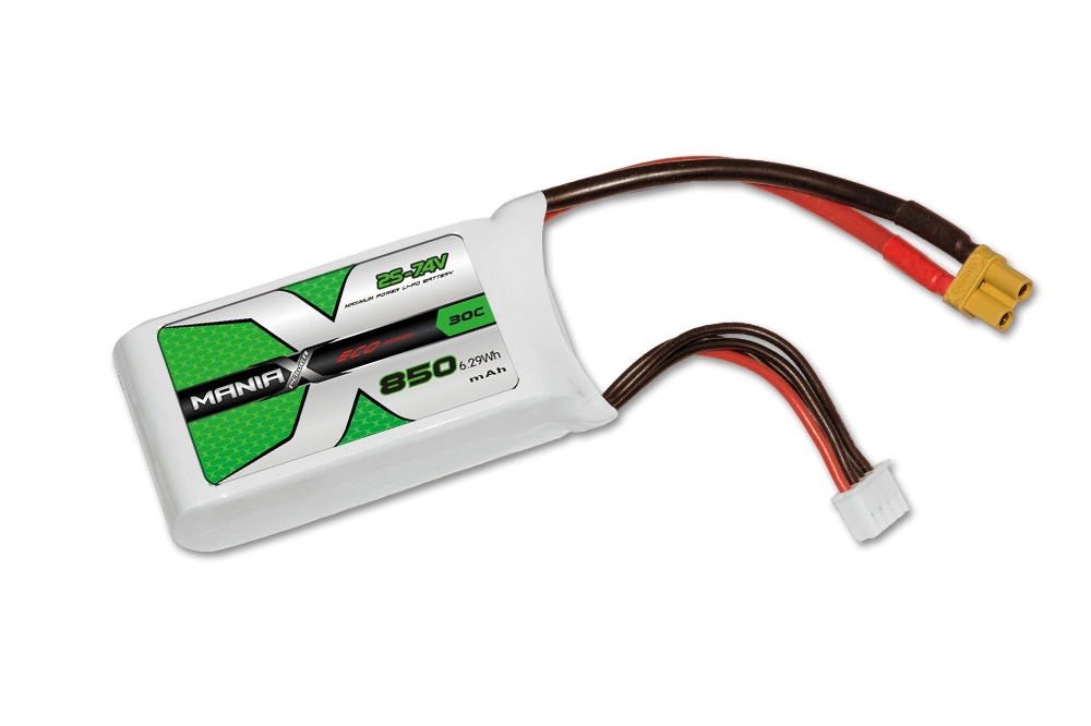 Fotografie produktu: ManiaX Lipol 7.4V 850mAh 30C
