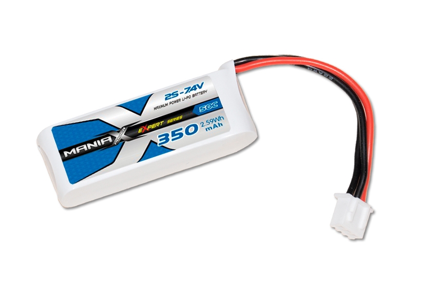 Fotografie produktu: ManiaX Lipol 7.4V 350mAh 50C