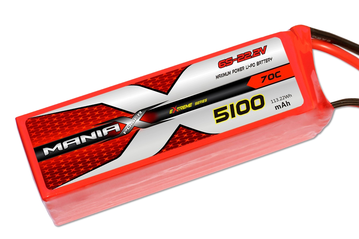 Fotografie produktu: ManiaX Lipol 22.2V 5100mAh 70C