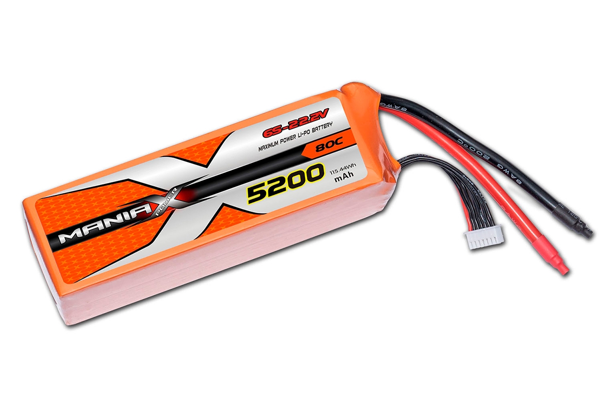 Fotografie produktu: ManiaX Lipol 22.2V 5200mAh 80C