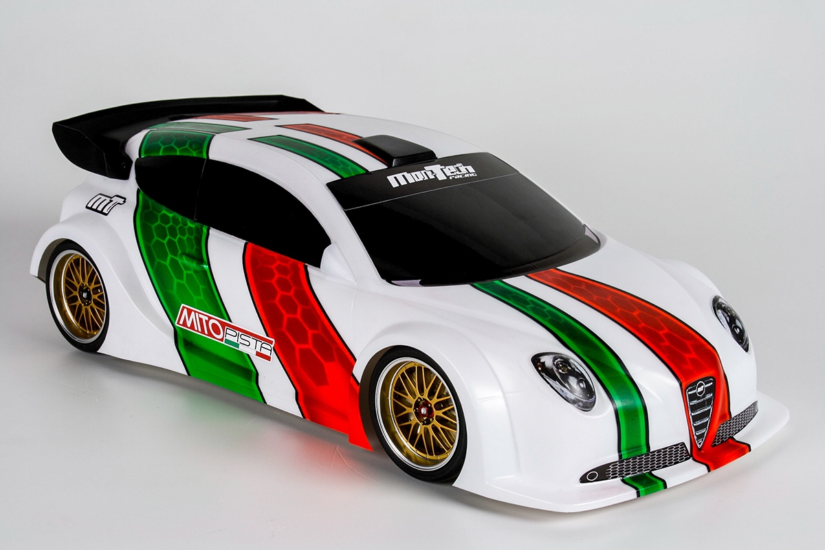 Fotografie produktu: MON-TECH Racing Karoserie čirá Mon-Tech MITOpista FWD/Rally