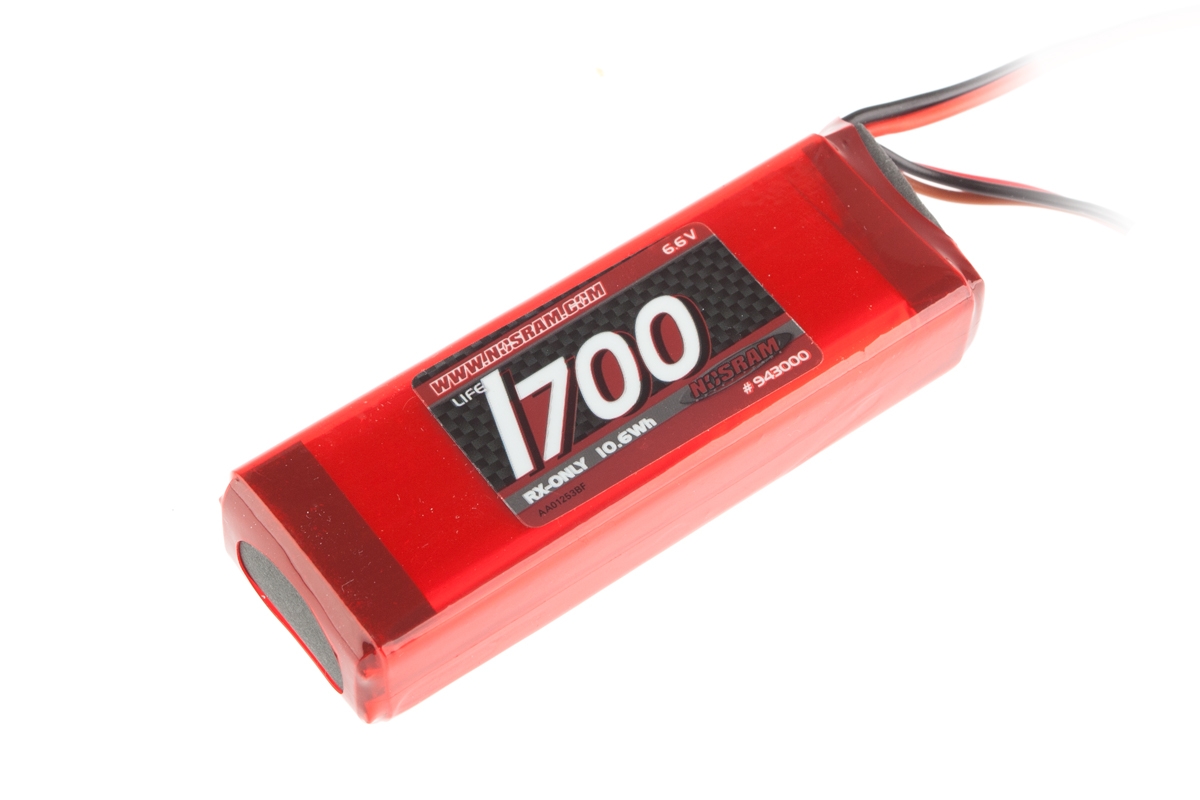 Fotografie produktu: NOSRAM XTEC LiFePo 1700 RX-Pack 2/3A Hump – RX – 6.6V a FUTABU 7PX/10X vysílač