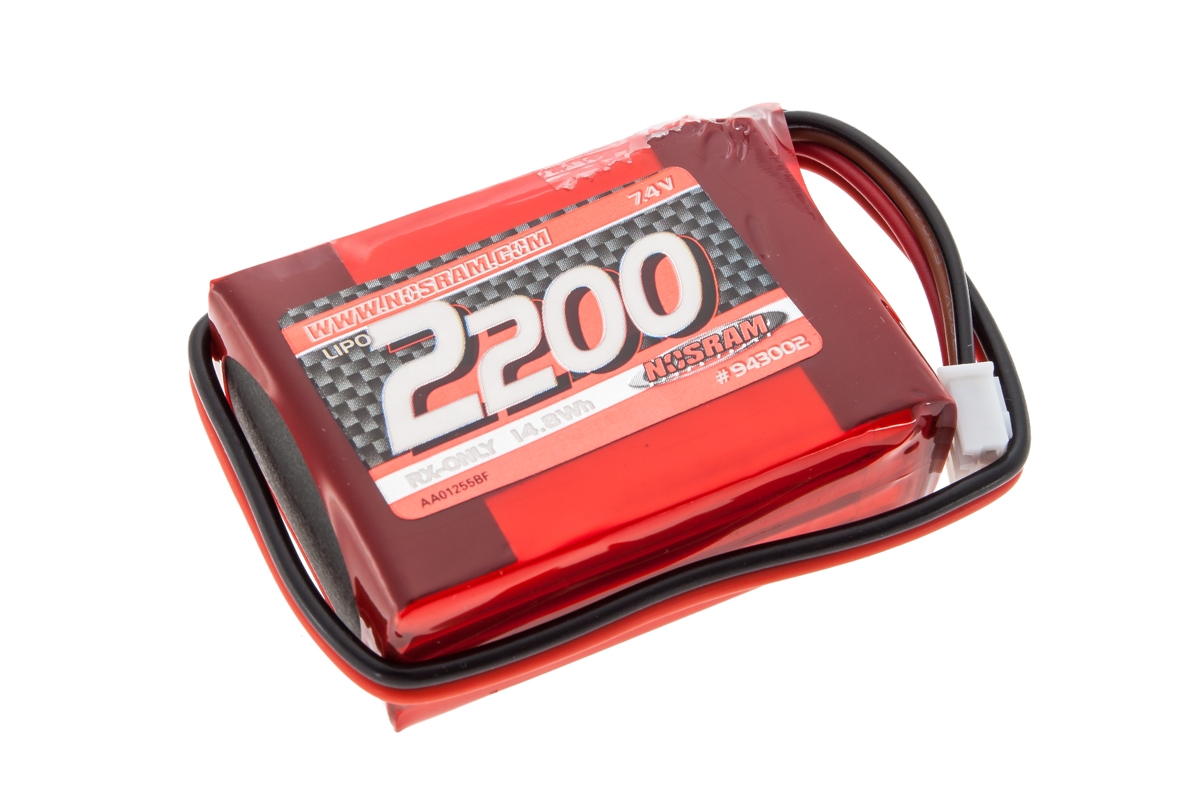 Fotografie produktu: NOSRAM XTEC LiPo RX-sada AAA pyramida 2200mAh - RX- 7.4V