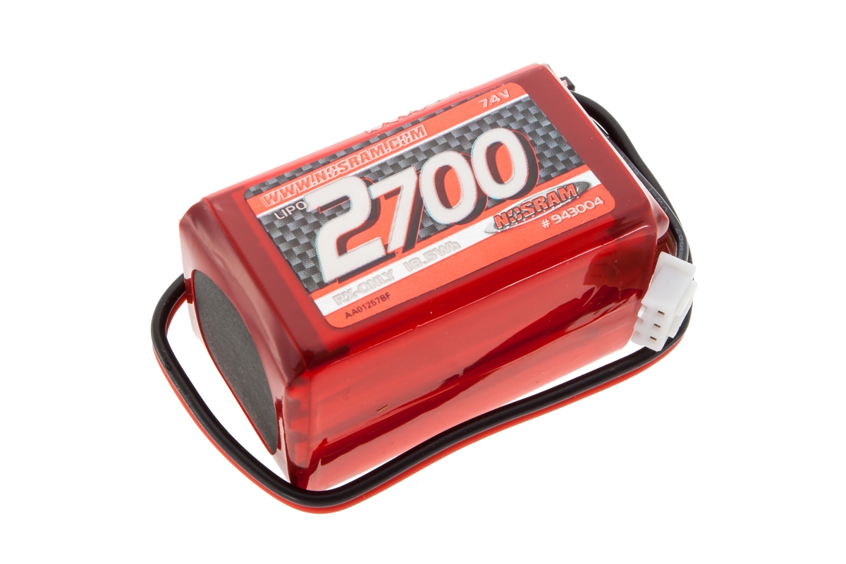 Fotografie produktu: NOSRAM XTEC LiPo RX-Pack 2/3A pyramida 2700mAh - RX-7.4V