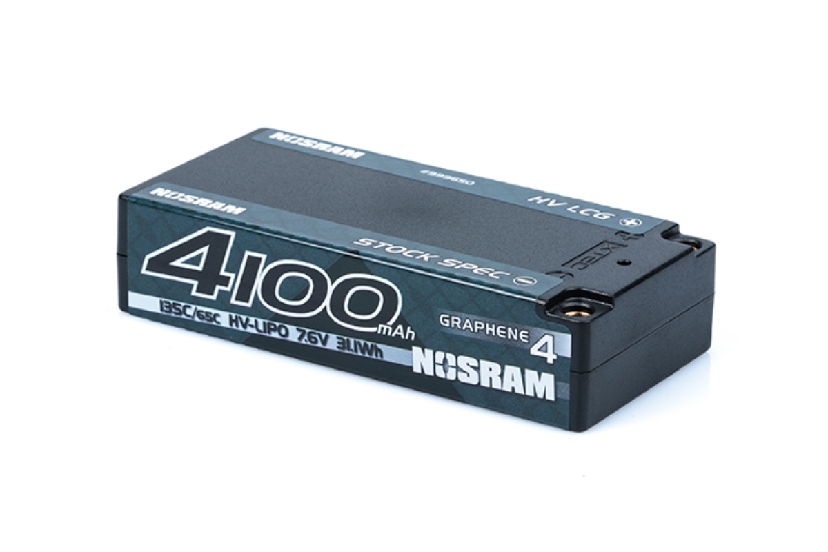 Fotografie produktu: NOSRAM HV LCG Stock Spec Shorty GRAPHENE-4 4100mAh Hardcase Akku - 7.6V LiPo - 135C/65C