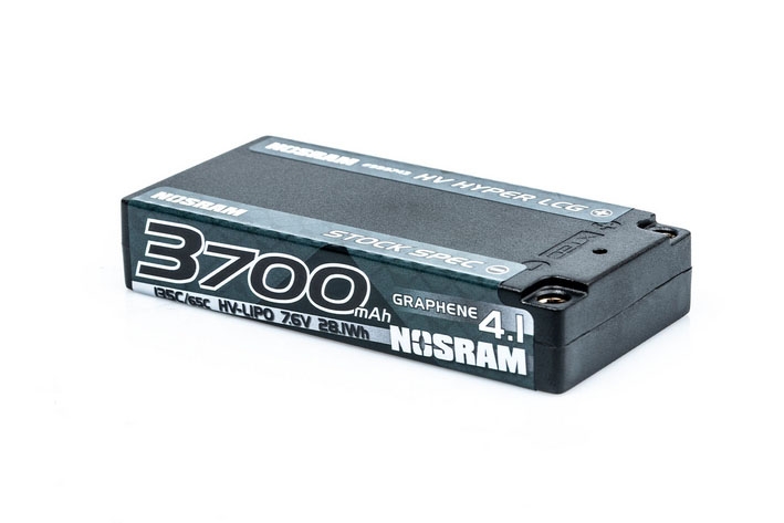 Fotografie produktu: NOSRAM HV LCG Stock Spec GRAPHENE-4.1 3700mAh Hardcase Akku - 7.6V LiPo - 135C/65C