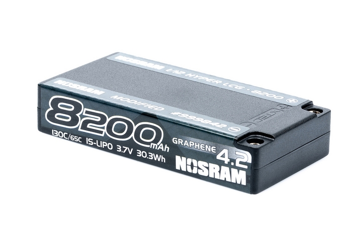 Fotografie produktu: NOSRAM 1/12 Hyper LCG Modified GRAPHENE-4.2 8200mAh Hardcase akumulátor - 3.7V - 130C/65C
