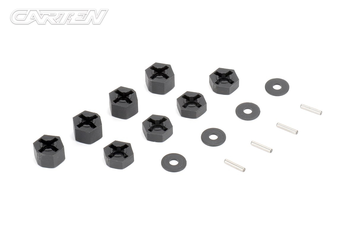 Fotografie produktu: CARTEN 12mm šestihrané unašeče (Off set 5mm, 8mm), 4+4 ks.
