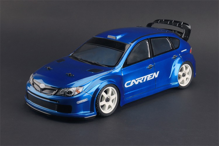 Fotografie produktu: CARTEN WRX 1/10 TC 190mm čírá lexanová karosserie včetně světelných parabol