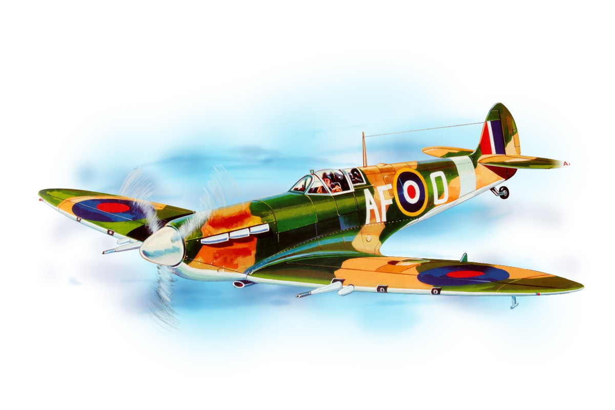 Fotografie produktu: Guillow Spitfire (702mm) laser.vyřezávaný