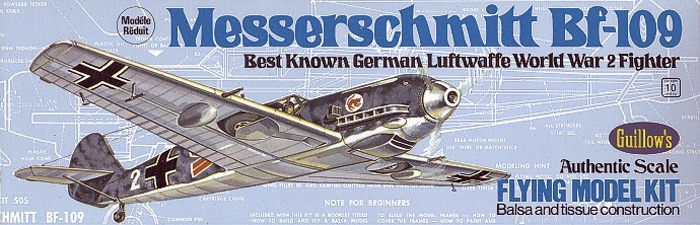 Fotografie produktu: Guillow Messerschmitt Bf-109 (419mm)