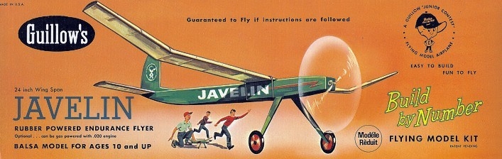 Fotografie produktu: Guillow Javelin 610mm