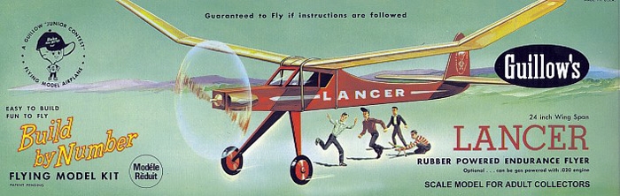 Fotografie produktu: Guillow Lancer (610mm)