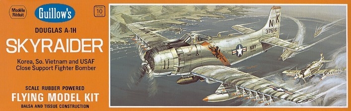 Fotografie produktu: Guillow Skyraider A1H (432mm)