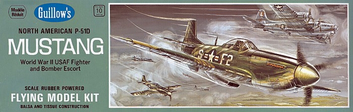 Fotografie produktu: Guillow P-51D Mustang (432mm)