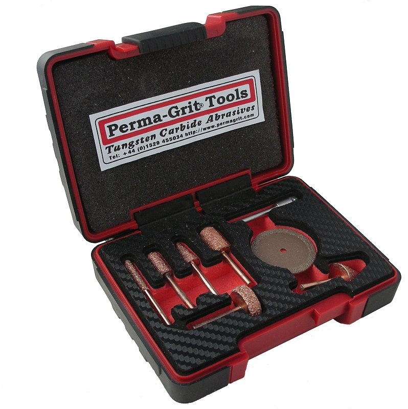 Fotografie produktu: Perma Grit Sada brusných hrotů - jemné (RF-1F - RF-6F + RD2)