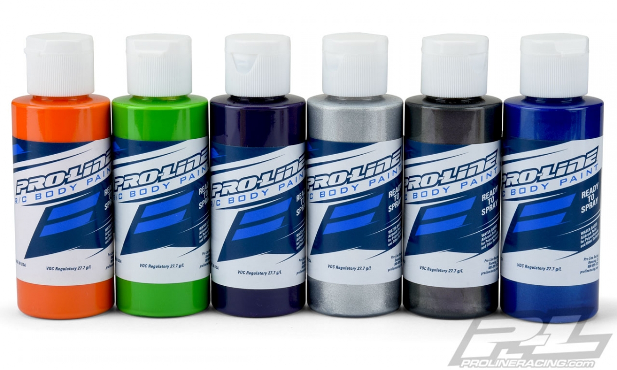 Fotografie produktu: ProLine Pro-Line sada barev pro Airbrush (6 ks po 60 ml)