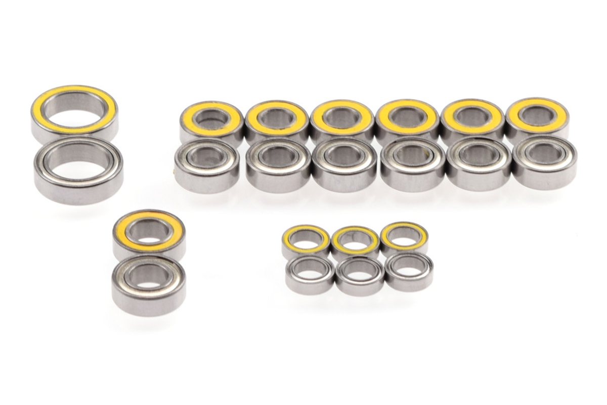 Fotografie produktu: REVOLUTION DESIGN ULTRA sada kuličkových ložisek pro Tamiya TA-02, 22 ks.