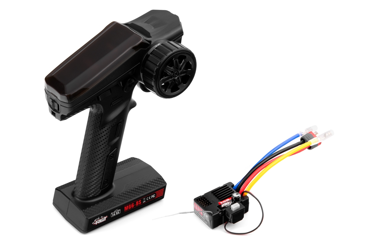 Fotografie produktu: RGT Vysílač MG6-BS a 2v1 jednotka R6D-ESC-BS