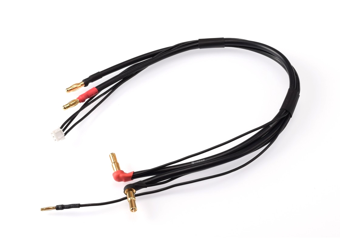 Fotografie produktu: RUDDOG 2S černý nabíjecí kabel G4/G5 - dlouhý 300mm - (4mm, 3-pin XH)