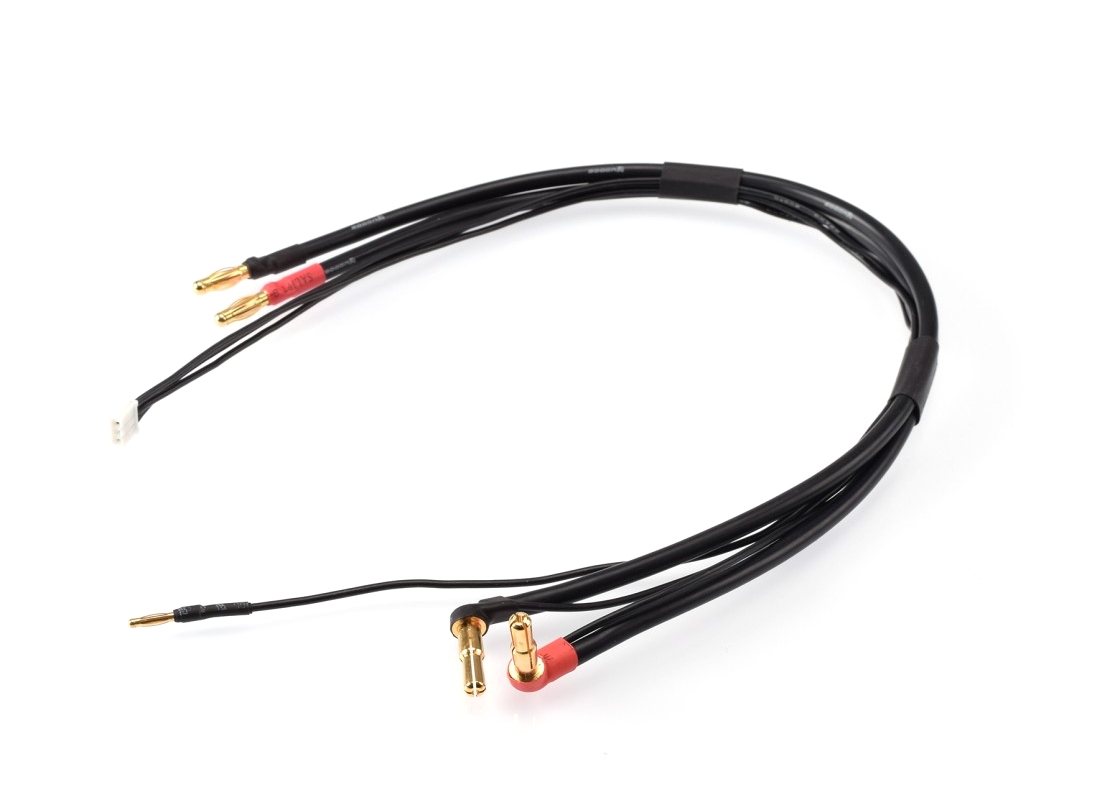 Fotografie produktu: RUDDOG 2S černý nabíjecí kabel G4/G5 - krátký 300mm - (4mm, 3-pin EH)