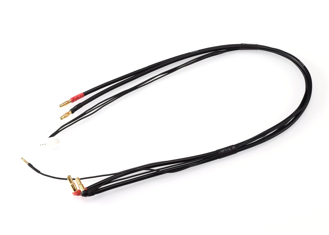 Fotografie produktu: RUDDOG 2S černý nabíjecí kabel G4/G5 - dlouhý 600mm - (4mm, 7-pin PQ)
