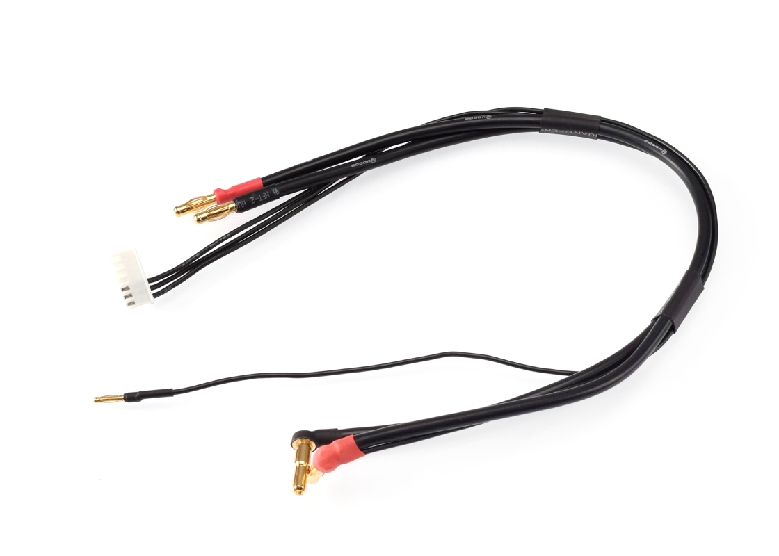 Fotografie produktu: RUDDOG 2S černý nabíjecí kabel G4/G5 - krátký 300mm - (4mm, 7-pin PQ)