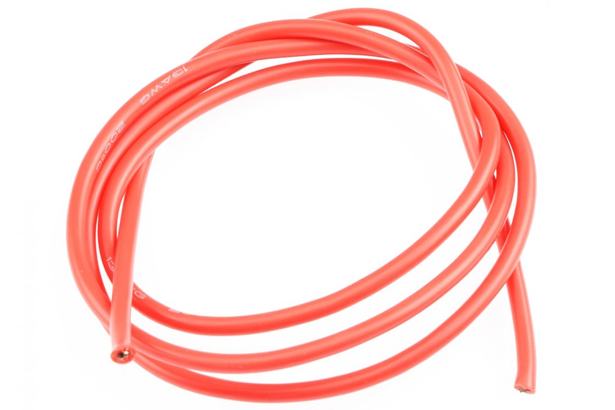 Fotografie produktu: RUDDOG 13AWG/2,6qmm silikon kabel (červený/1m)