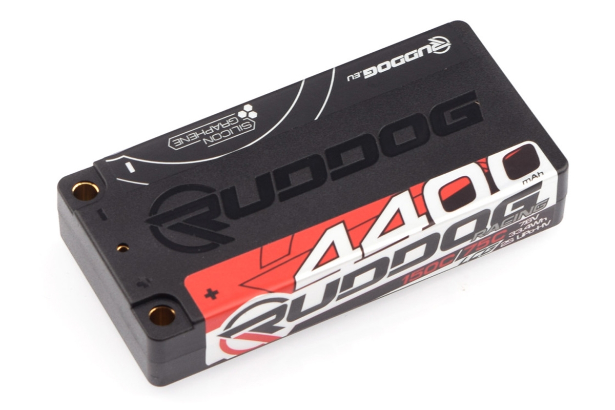 Fotografie produktu: RUDDOG Racing Hi-Volt 4400mAh 150C/75C 7,6V LCG Short Stick Pack - EFRA