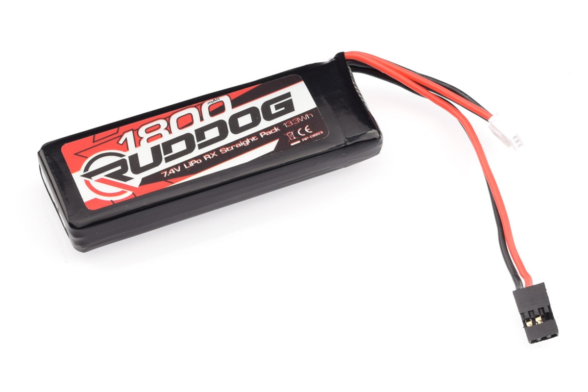 Fotografie produktu: RUDDOG 1800mAh 7,4V LiPo přijímačová sada