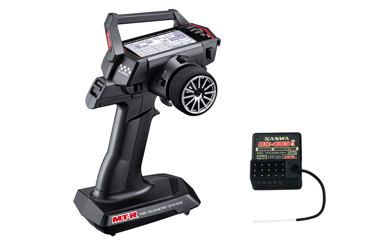 Fotografie produktu: SANWA MT-R 2,4GHz s RX-493i přijímačem