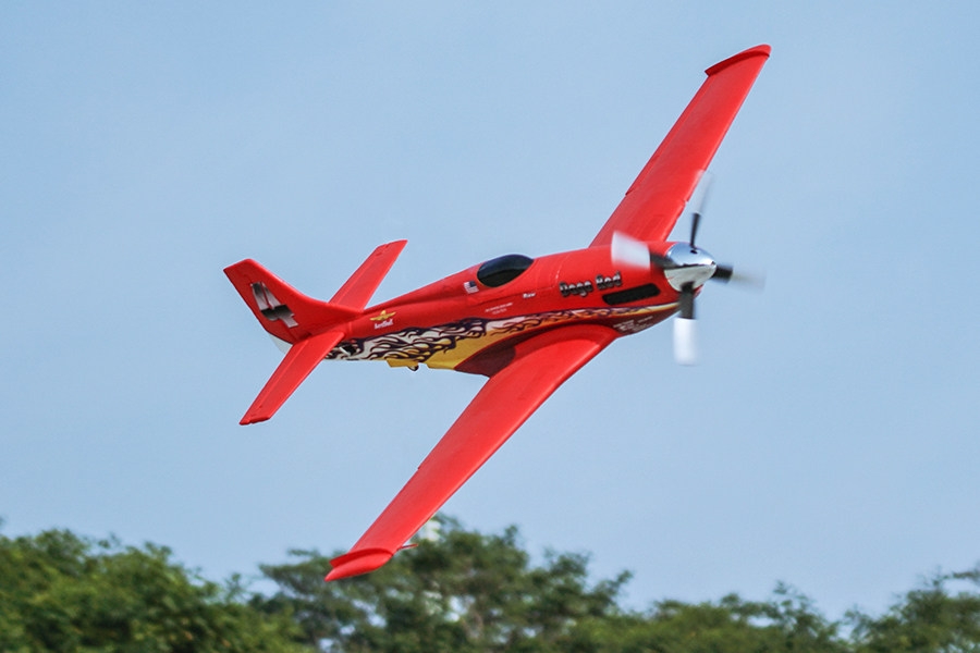 Fotografie produktu: FMS P-51 Dago Red 1100mm ARF
