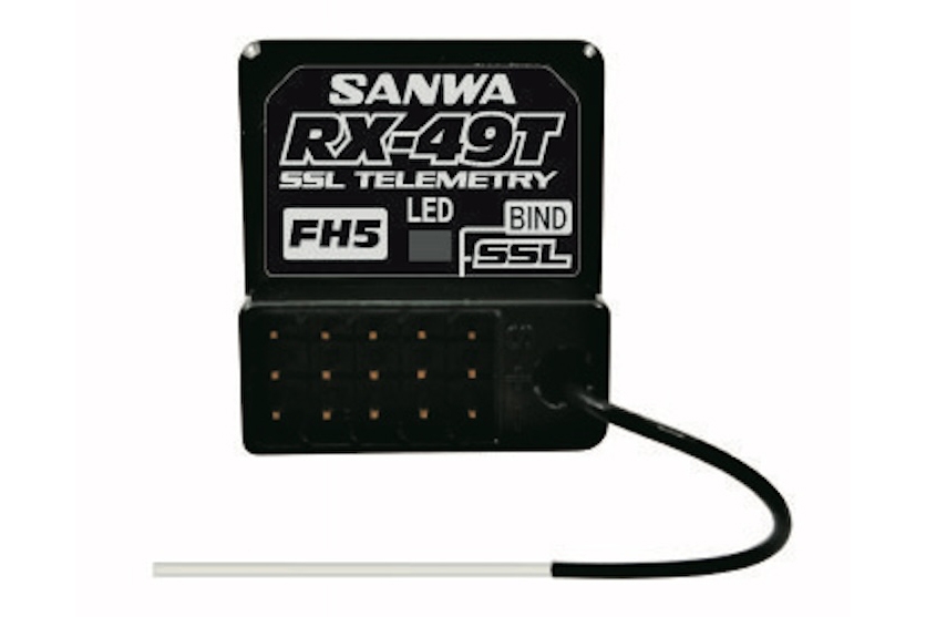 Fotografie produktu: SANWA RX-49T FH5/FH5U přijímač (telemetrický)